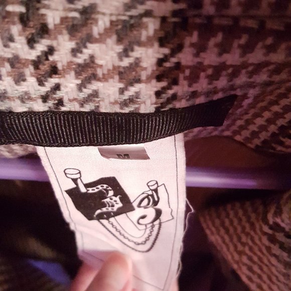 Wool Button Jacket Medium [80% Wool] Made In Canada - Picture 6 of 14